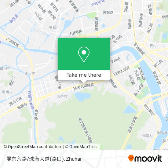 屏东六路/珠海大道(路口) map