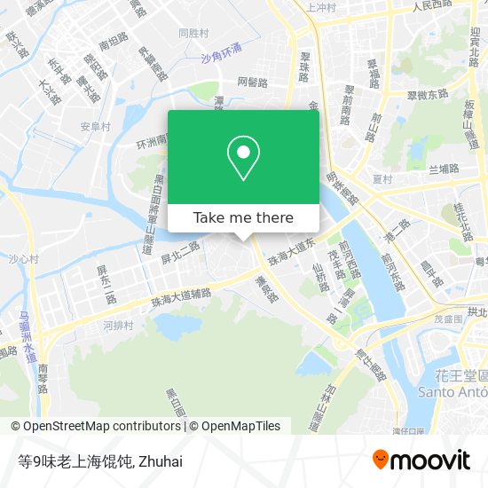 等9味老上海馄饨 map
