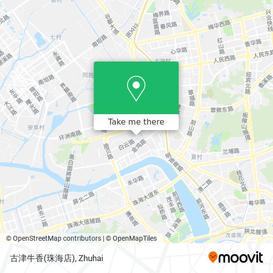 古津牛香(珠海店) map