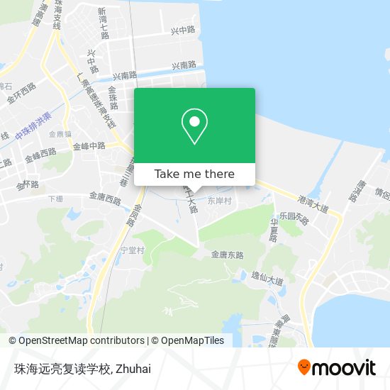 珠海远亮复读学校 map