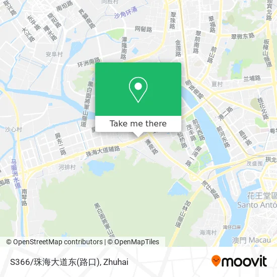 S366/珠海大道东(路口) map