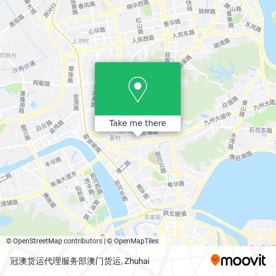 冠澳货运代理服务部澳门货运 map