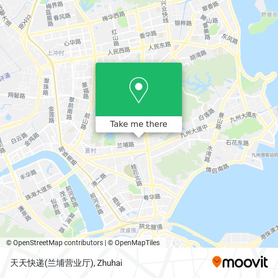 天天快递(兰埔营业厅) map