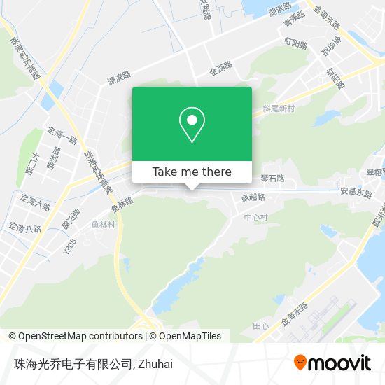 珠海光乔电子有限公司 map