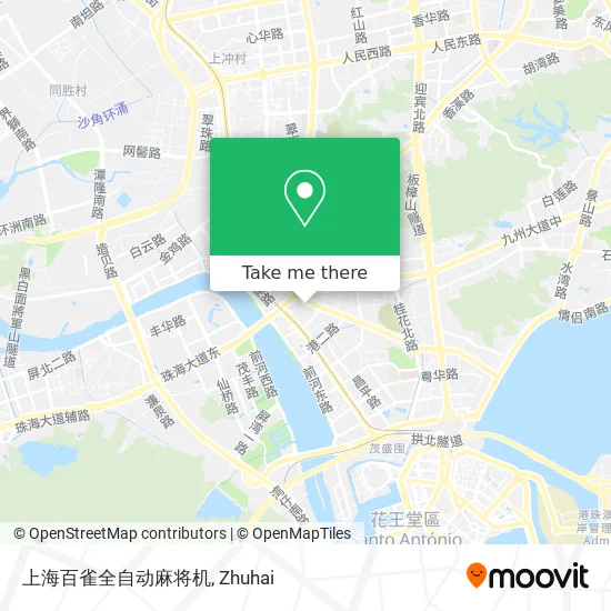 上海百雀全自动麻将机 map