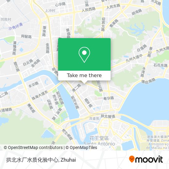 拱北水厂水质化验中心 map