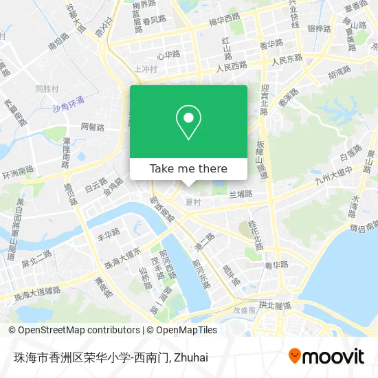 珠海市香洲区荣华小学-西南门 map