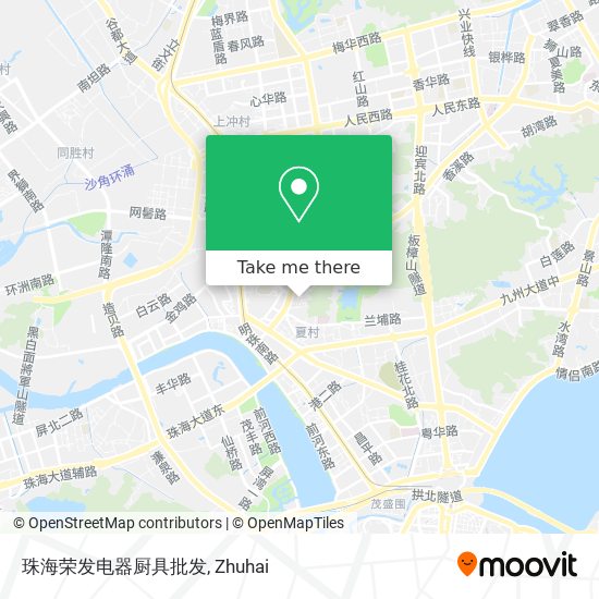 珠海荣发电器厨具批发 map