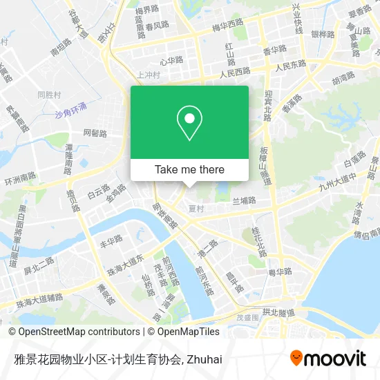 雅景花园物业小区-计划生育协会 map
