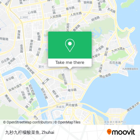 九秒九柠檬酸菜鱼 map