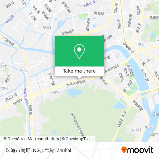 珠海市南屏LNG加气站 map
