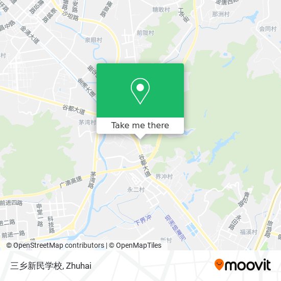 三乡新民学校 map