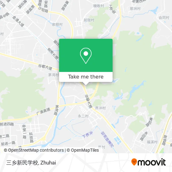 三乡新民学校 map