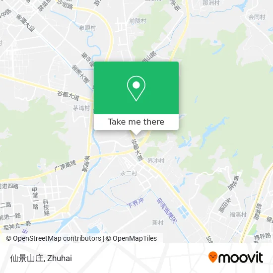 仙景山庄 map