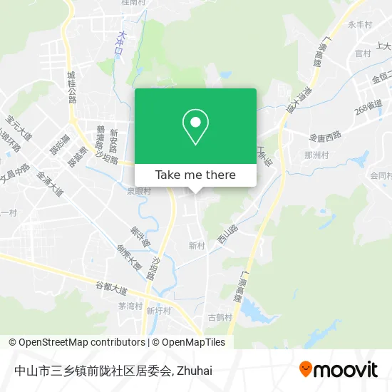 中山市三乡镇前陇社区居委会 map