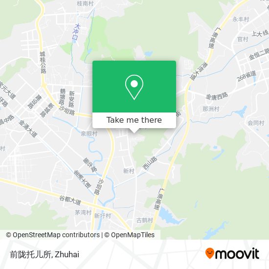 前陇托儿所 map