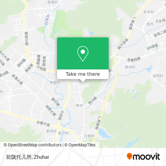 前陇托儿所 map
