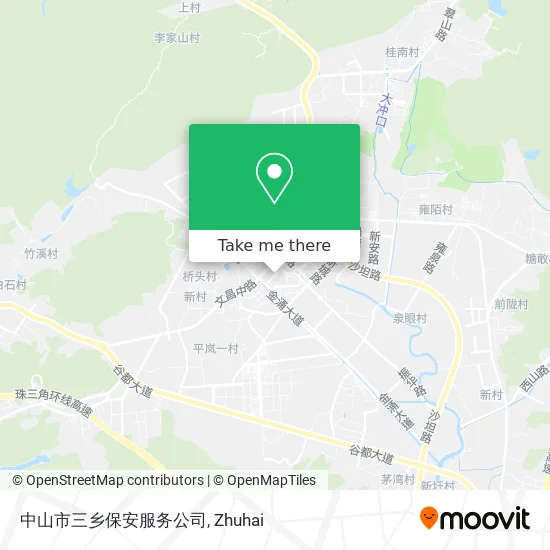 中山市三乡保安服务公司 map