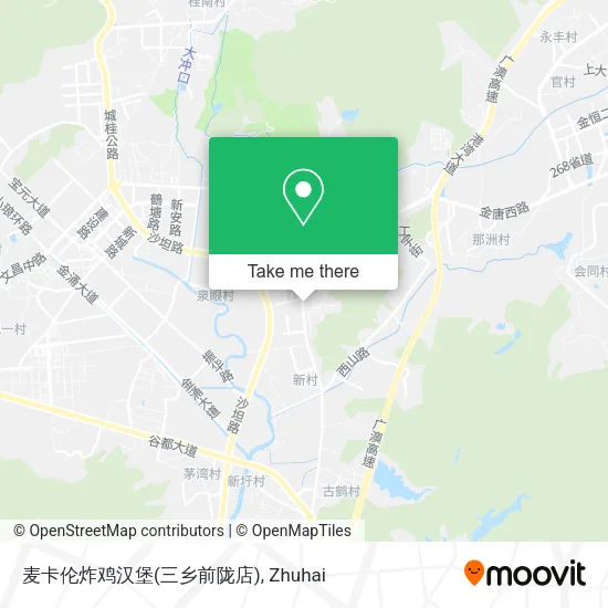 麦卡伦炸鸡汉堡(三乡前陇店) map