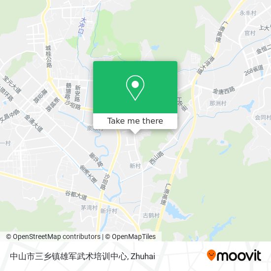 中山市三乡镇雄军武术培训中心 map