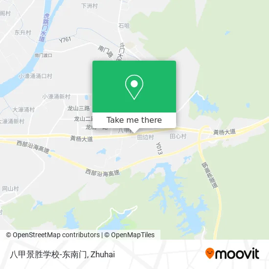 八甲景胜学校-东南门 map