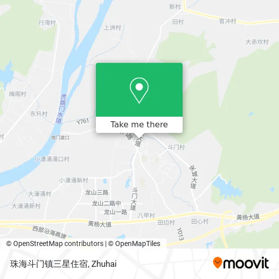 珠海斗门镇三星住宿 map
