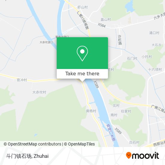 斗门镇石场 map