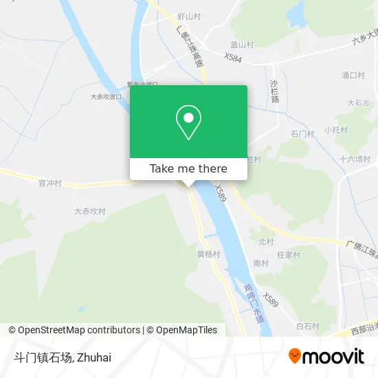 斗门镇石场 map