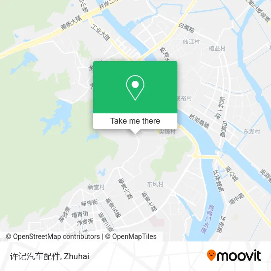 许记汽车配件 map