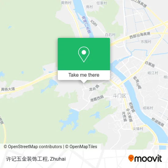 许记五金装饰工程 map