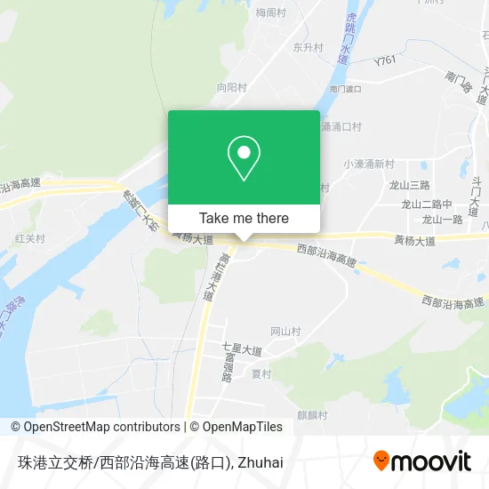 珠港立交桥/西部沿海高速(路口) map