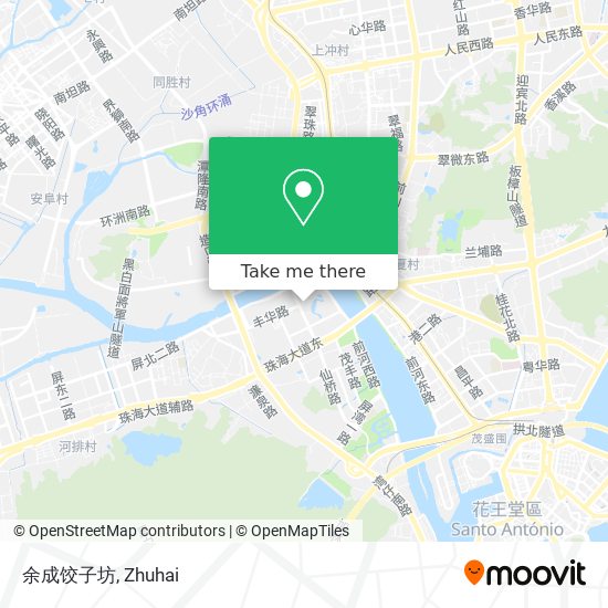 余成饺子坊 map