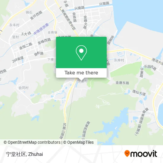 宁堂社区 map