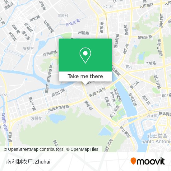 南利制衣厂 map