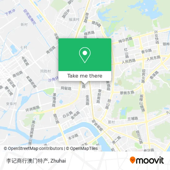 李记商行澳门特产 map