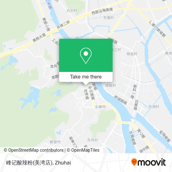 峰记酸辣粉(美湾店) map
