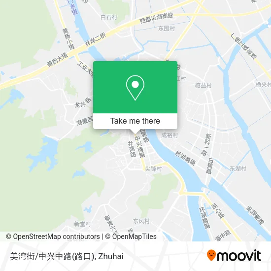 美湾街/中兴中路(路口) map