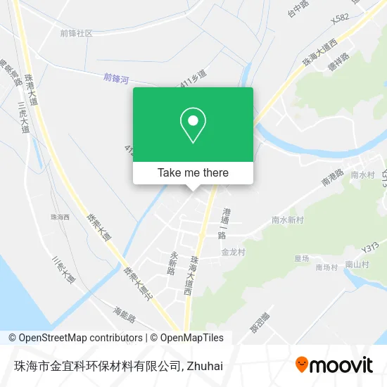 珠海市金宜科环保材料有限公司 map
