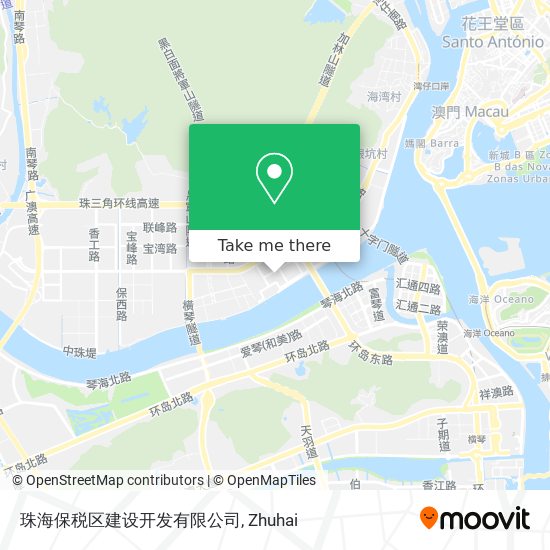 珠海保税区建设开发有限公司 map