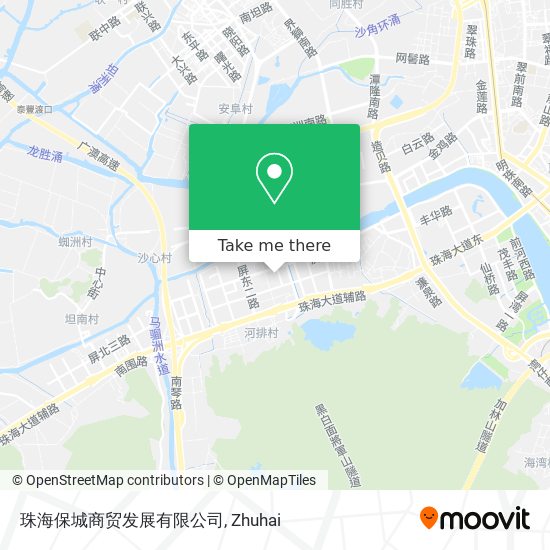 珠海保城商贸发展有限公司 map
