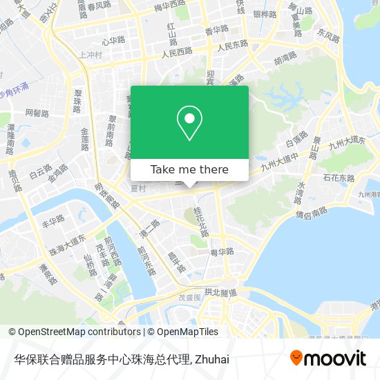 华保联合赠品服务中心珠海总代理 map