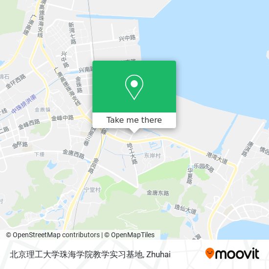 北京理工大学珠海学院教学实习基地 map