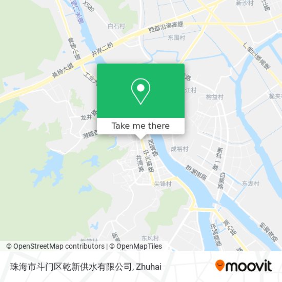 珠海市斗门区乾新供水有限公司 map