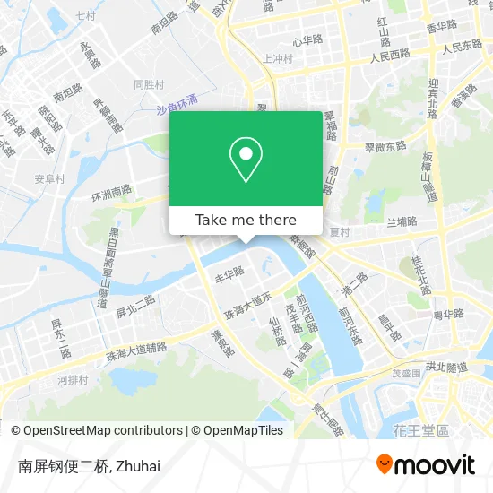 南屏钢便二桥 map