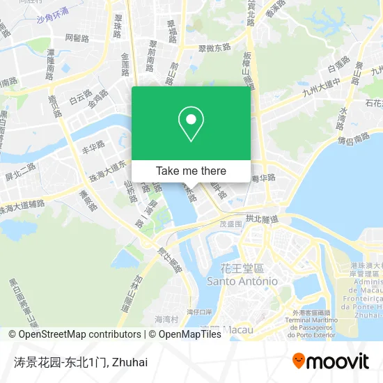 涛景花园-东北1门 map