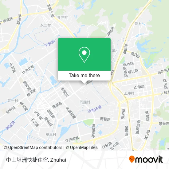 中山坦洲快捷住宿 map