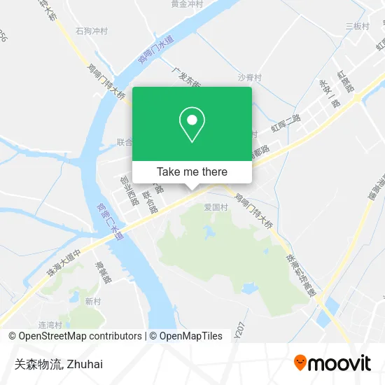 关森物流 map