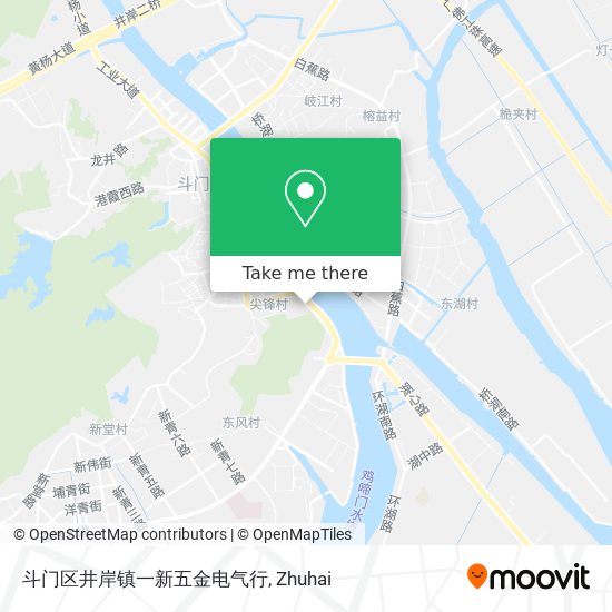 斗门区井岸镇一新五金电气行 map