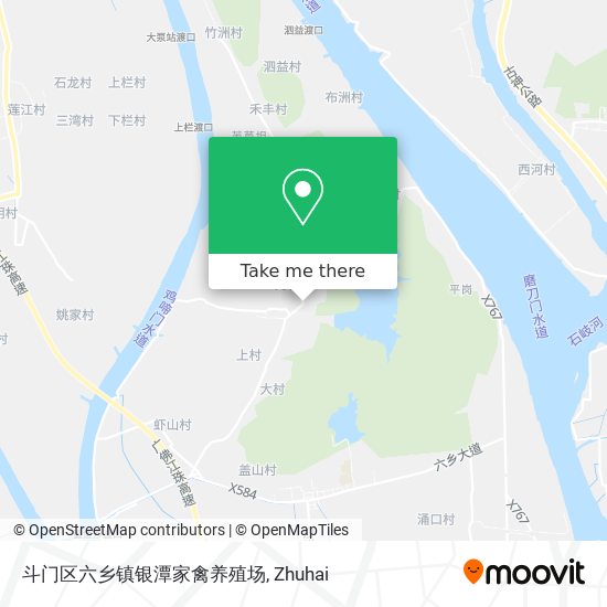 斗门区六乡镇银潭家禽养殖场 map