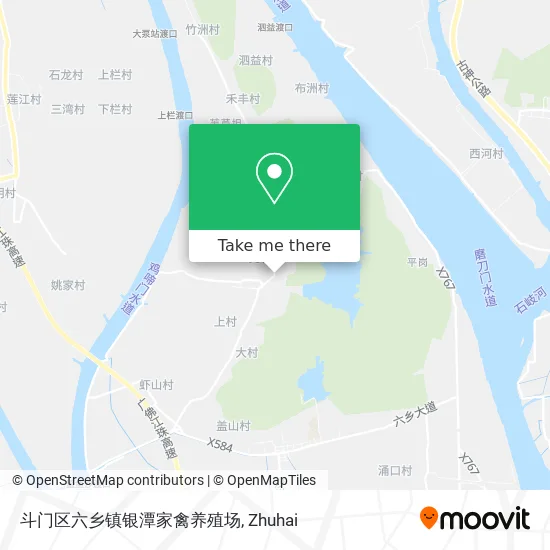 斗门区六乡镇银潭家禽养殖场 map